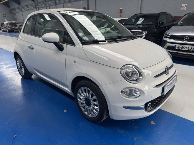 Fiat 500 C 1.2 8v 69ch Lounge Dualogic BLANC de 2018