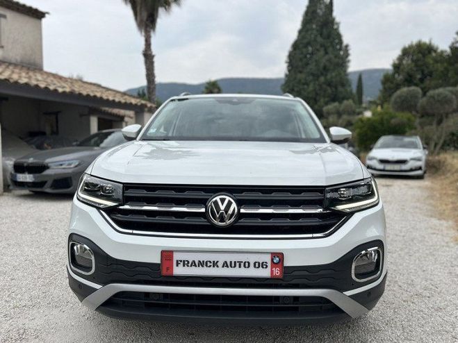 Volkswagen T Cross 1.0 TSI 115CH CARAT DSG7 Blanc de 2020