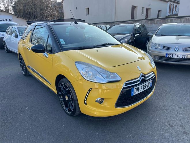 Citroen DS3 Cabriolet 1.2 110 So Chic Jaune de 2014