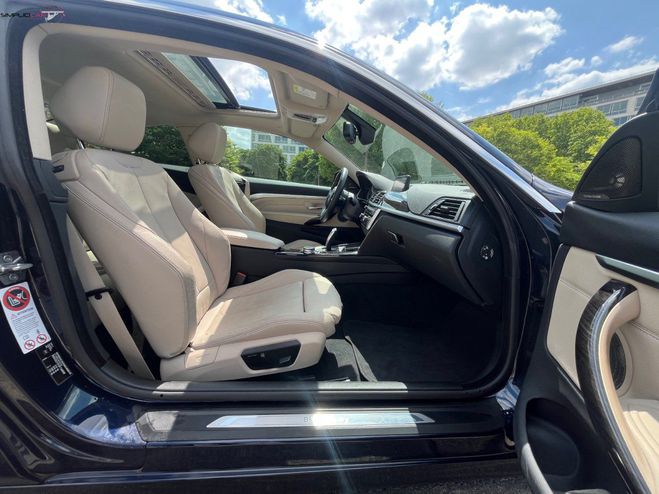 BMW Serie 4 COUPE F32 430d xDrive 258 ch Luxury A Bleu de 2014