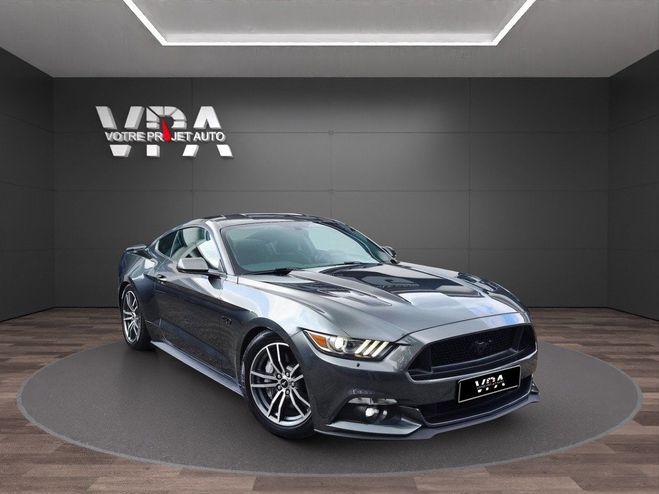 Ford Mustang Fastback GT  5.0 V8  441 ch  Bi-Xnon Gris de 2015