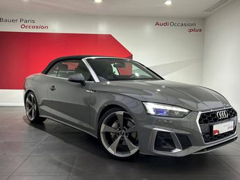  Voir détails -Audi A5 CABRIOLET 40 TFSI 204 S tronic 7 S Line à Saint-Ouen (93)