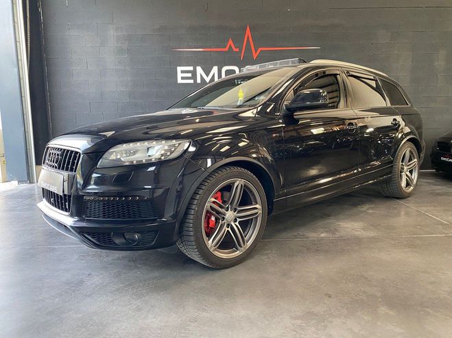Audi Q7 (2) 3.0 V6 TDI 245 S LINE 7PL Noir de 2014