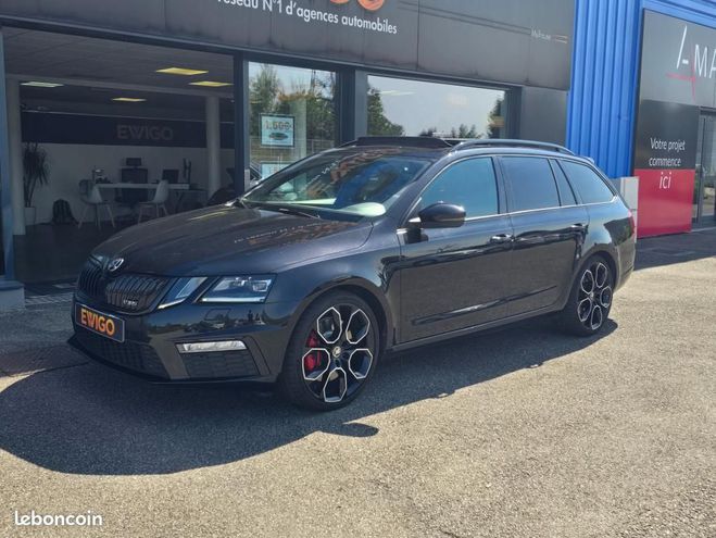 Skoda Octavia RS 2.0 TSI 245ch DSG7 CANTON-DCC-ATTELAG Noir de 2018