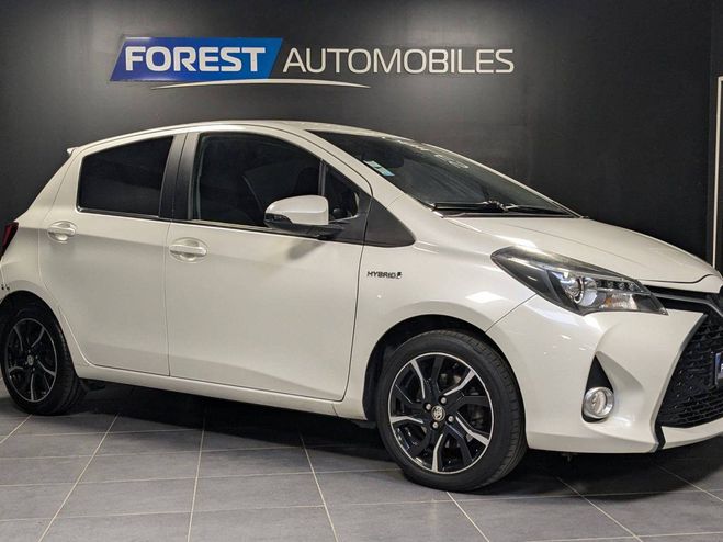 Toyota Yaris 100h - BV e-CVT - Style / Garantie 12 Mo BLANC de 2015