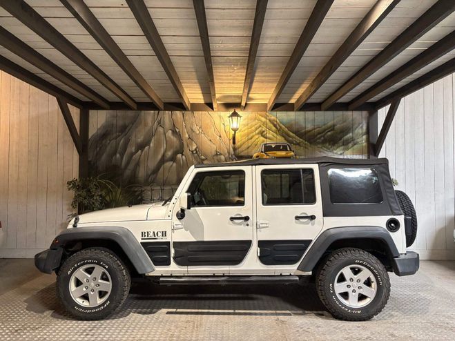 Jeep Wrangler 2.8 CRD 177 CV UNLIMITED BVA Blanc de 2010