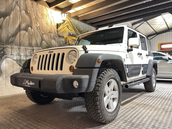 Jeep Wrangler 2.8 CRD 177 CV UNLIMITED BVA Blanc de 2010