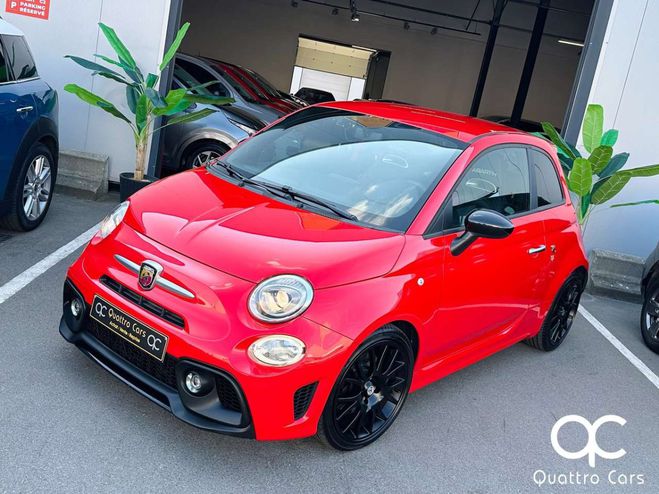 Abarth 595 Pista 1.4 T-Jet Cuir 1 Main Carnet compl Rouge Mtallis de 