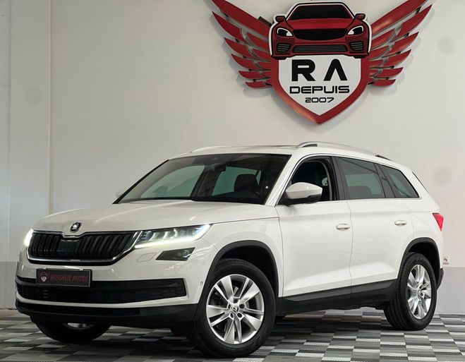 Skoda Kodiaq 2.0 TSI STYLE 4X4 180CH DSG7 1ER Blanc Mtallis de 2017