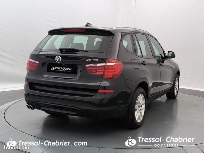 BMW X3 F25 LCI xDrive30d 258ch Lounge Plus A Noir de 2015