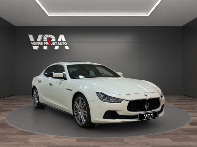 Maserati Ghibli  3.0 V6 Diesel 275ch  Automatique  Cu Blanc de 2015