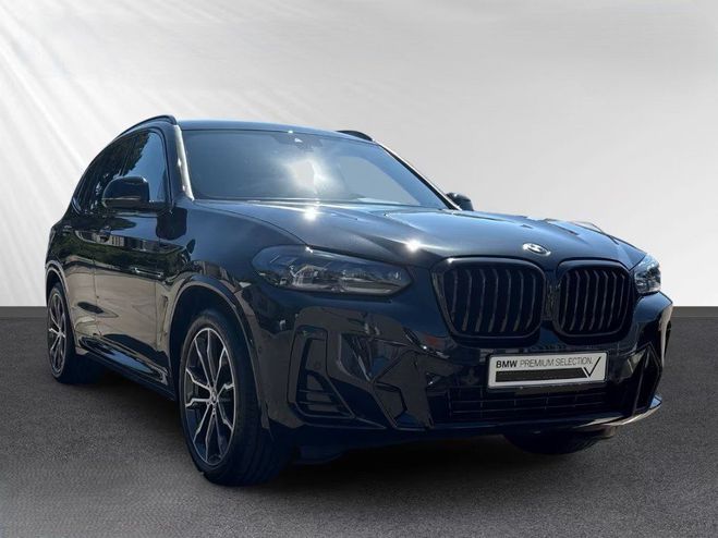 BMW X3 G01 LCI xDrive 20d 190ch BVA8 M Sport Noir Saphir de 2022