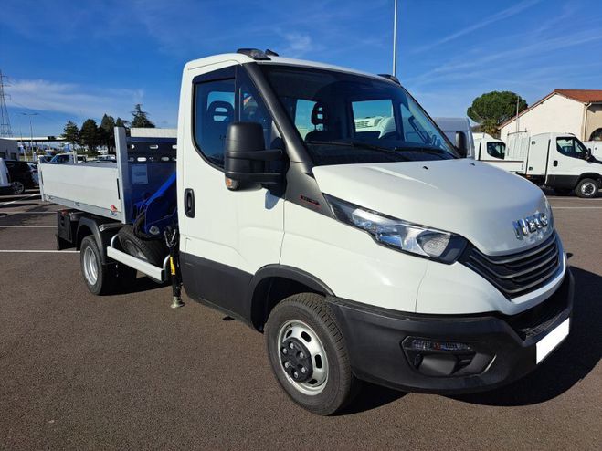 Iveco Daily GRUE 35C18 180CV 3L BENNE PM Blanc de 2024
