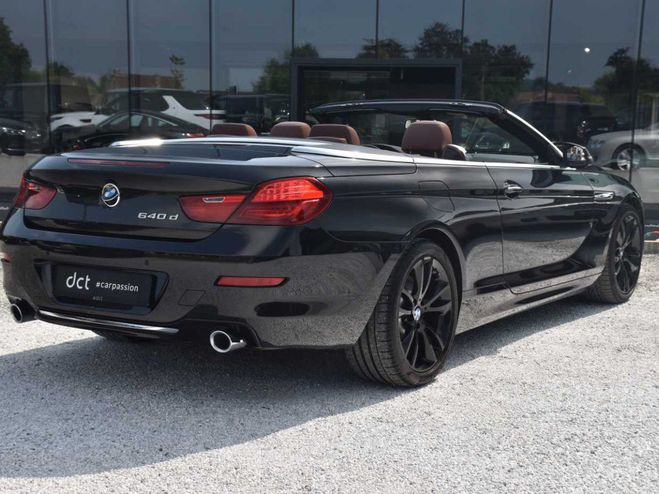 BMW Serie 6 640 Convertible dA ONLY 57.479km HUD LED Noir Saphire Black de 