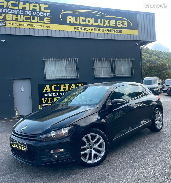 Cliquer pour voir la photo suivante Volkswagen Scirocco 2.0 tdi 140 cv garantie Noir de 2008