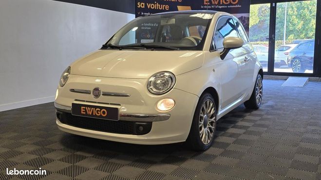 Fiat 500 0.9 TWINAIR 85ch LOUNGE DUALOGIC BVA STA Blanc de 2012