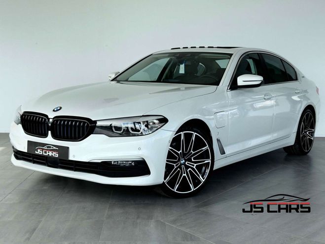 BMW Serie 5 530 eA PHEV-1ERPRO-T.OUVRANT-GPS-CUIR-CA Blanc de 2019