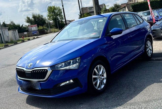 Skoda Scala AMBITION 1.0 TSI 110CV BVA7 01/2023 1165 Bleu Mtallis de 2023