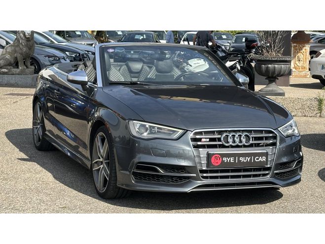 Audi S3 Cabriolet Quattro 2.0 TFSI 300 S-tronic  GRIS FONCE de 2015