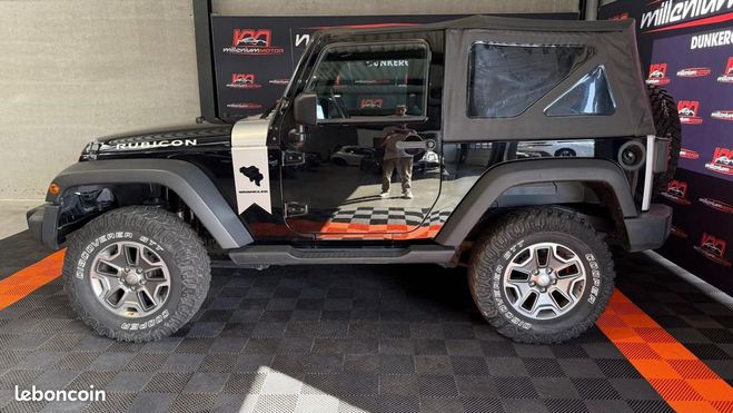 Jeep Wrangler rubicon 2.8 crd 200 cv bva garantie 6 mo Noir de 2014
