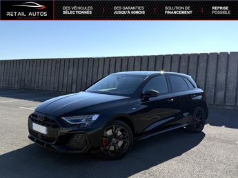  Voir détails -Audi A3 Sportback 45 TFSI e 272ch PHEV S line S  à Villeneuve-Loubet (06)