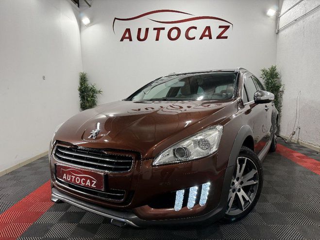 Peugeot 508 HYBRID4 2.0 HDi 163ch AUTO   Electric 37 Marron de 2012