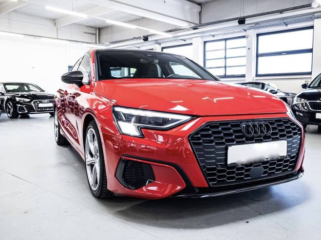 Audi A3 Berline III 30 TDI 116ch S line Plus Eur Rouge Mtallis de 2021