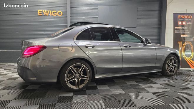 Mercedes Classe C 2.0 220 D 195 AMG LINE 9G-TRONIC BVA Gris de 2019