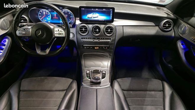 Mercedes Classe C 2.0 220 D 195 AMG LINE 9G-TRONIC BVA Gris de 2019