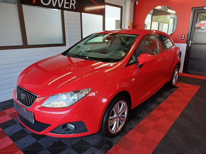 Seat Ibiza 1.6 tdi 130000KMS Rouge de 2011