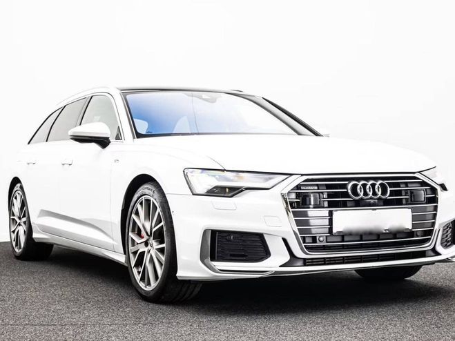 Audi A6 V (C8) 55 TFSI e 367ch Comptition quatt Blanc Glacier Metallise de 2022