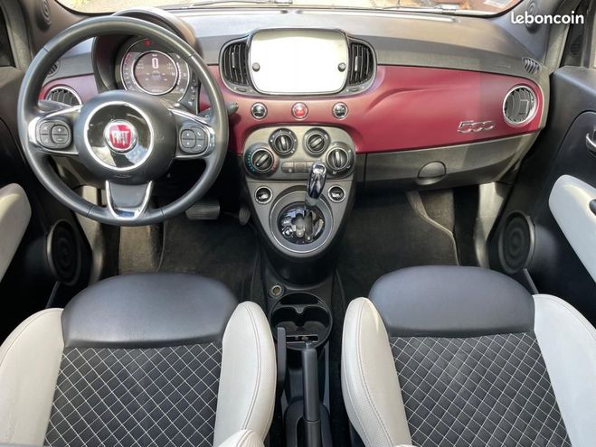 Fiat 500 1.2 70 STAR BVA TOIT PANORAMIQUE Noir de 2020