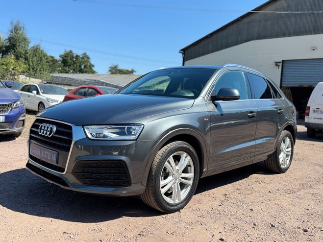 Audi Q3 2.0 tdi 150cv S Line S-tronic Bleu de 2017