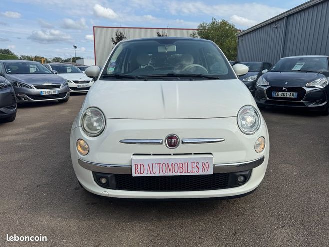 Fiat 500 1.2 69 CH Lounge Blanc de 2013