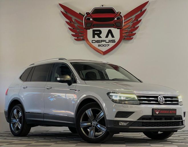 Volkswagen Tiguan 2.0 TDI 150 CH Allspace Highline 4Motion Blanc Mtallis de 2018