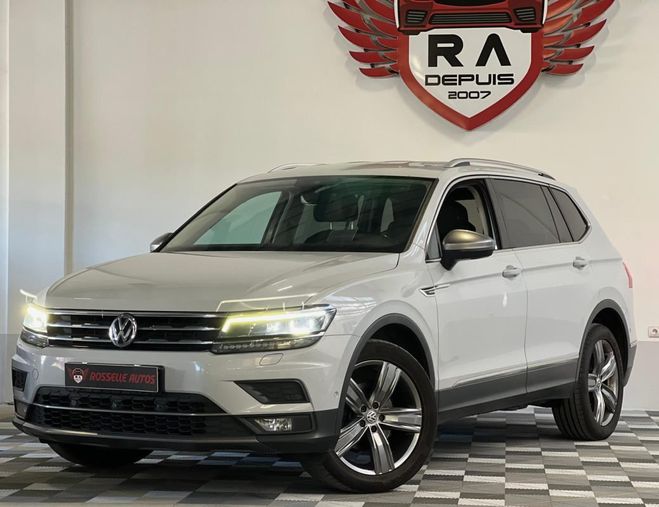 Volkswagen Tiguan 2.0 TDI 150 CH Allspace Highline 4Motion Blanc Mtallis de 2018