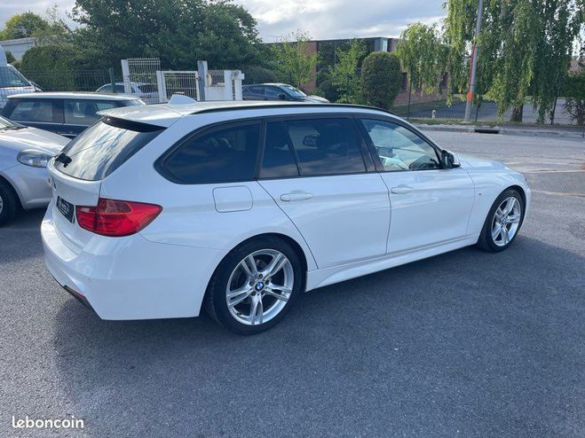 BMW Serie 3 touring m-sport 143 cv Blanc de 2014