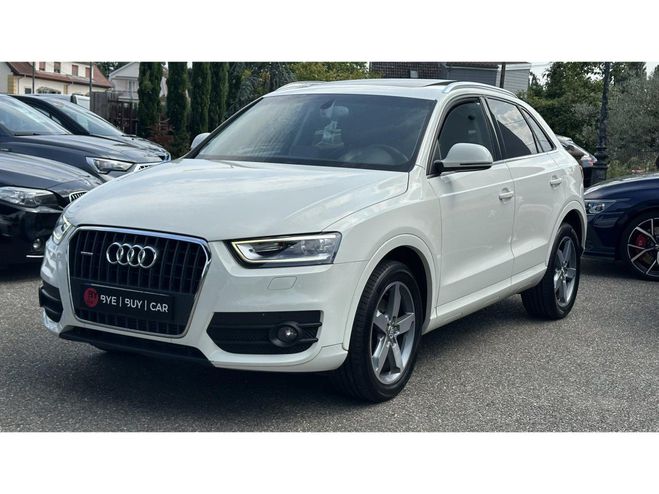 Audi Q3 Quattro 2.0 TDI DPF - 177 - BV S-tronic  BLANC de 2012