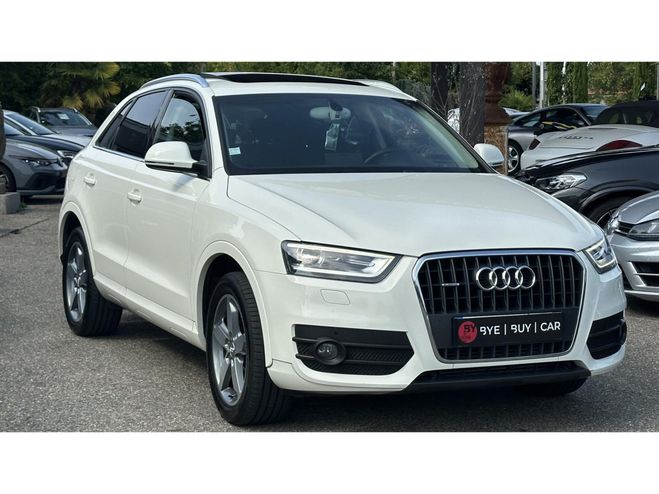 Audi Q3 Quattro 2.0 TDI DPF - 177 - BV S-tronic  BLANC de 2012