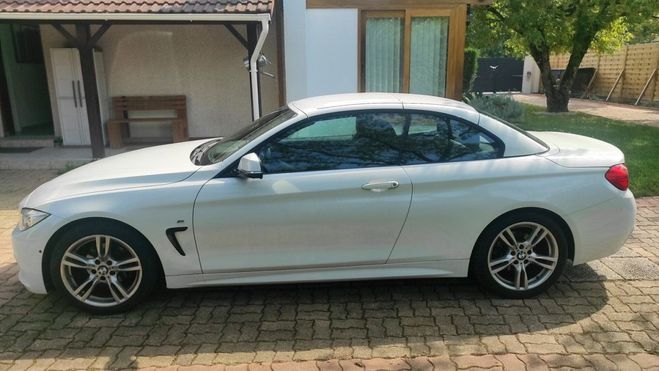 BMW Serie 4 CABRIOLET (F33) 420IA 184CH M SPORT Blanc de 2015