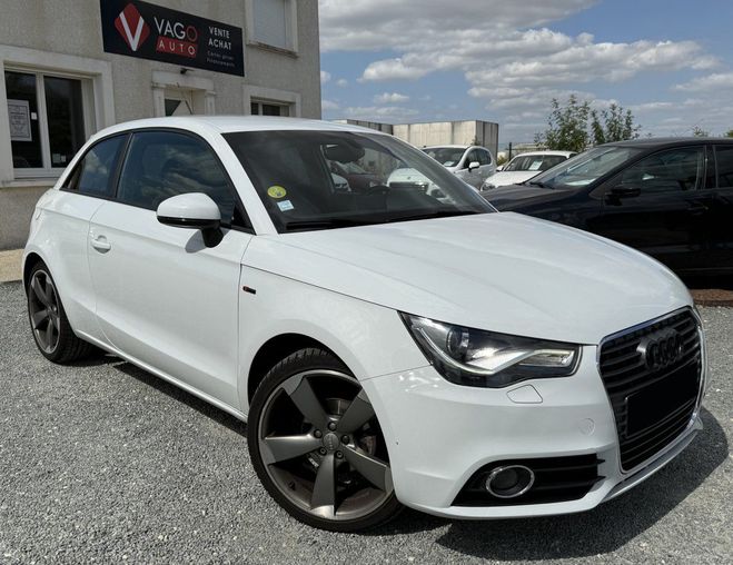 Audi A1 1.6 TDI 90ch FAP Attraction S tronic 7 BLANC de 2012