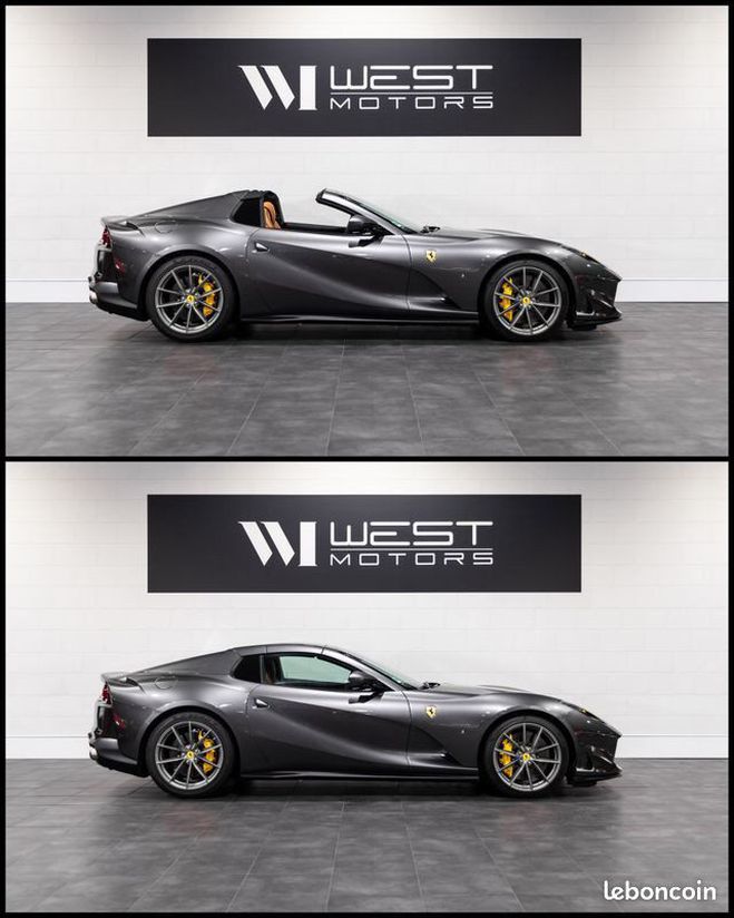 Ferrari 812 Superfast GTS V12 6.5 800 ? Franaise Carbone Lift Gris de 2023