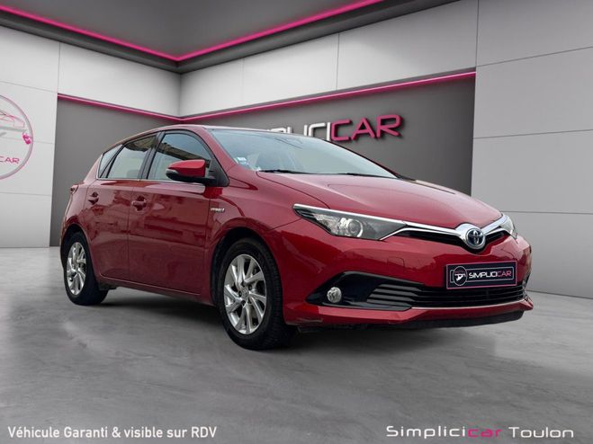 Toyota Auris hybride 136h dynamic garantie 12 mois Rouge de 2016