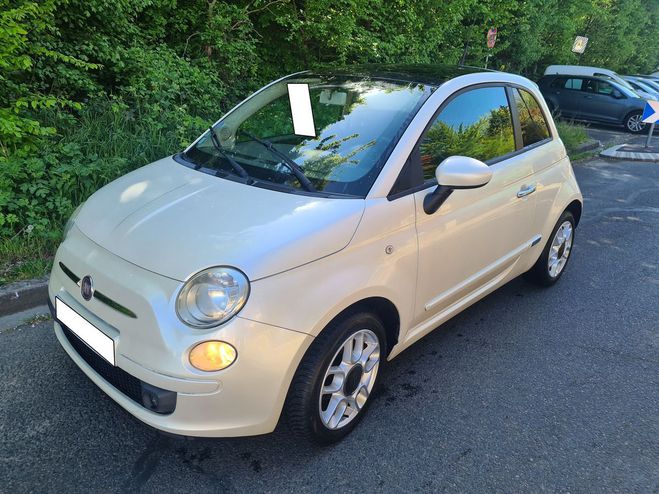 Fiat 500 1.2 69 LOUNG  S/S 4 CHEVAUX 4490E Blanc de 2010