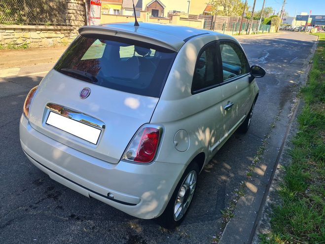 Fiat 500 1.2 69 LOUNG  S/S 4 CHEVAUX 4490E Blanc de 2010