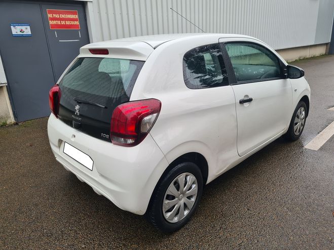 Peugeot 108 1.0 4 CV 4490E MOTEUR A CHAINE Blanc de 2016