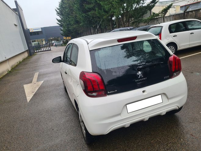 Peugeot 108 1.0 4 CV 4490E MOTEUR A CHAINE Blanc de 2016