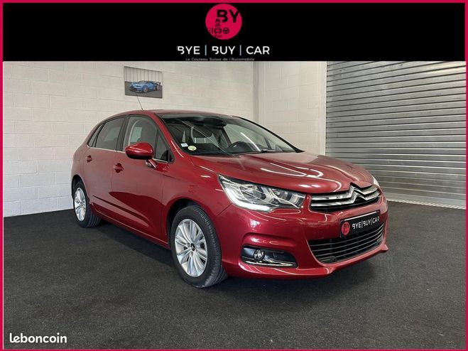 Citroen C4 1.6 bluehdi 120 millenium business start Rouge de 2017