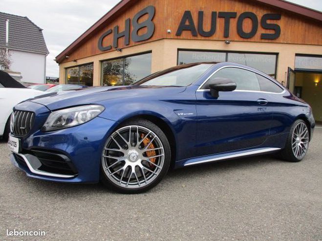 Mercedes Classe C Coupe Sport 63 amg s pack performance v8 Bleu de 2019