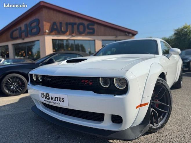 Dodge Challenger V8 6.4 SCAT PACK WIDEBODY 492ch BOITE MA Blanc de 2019